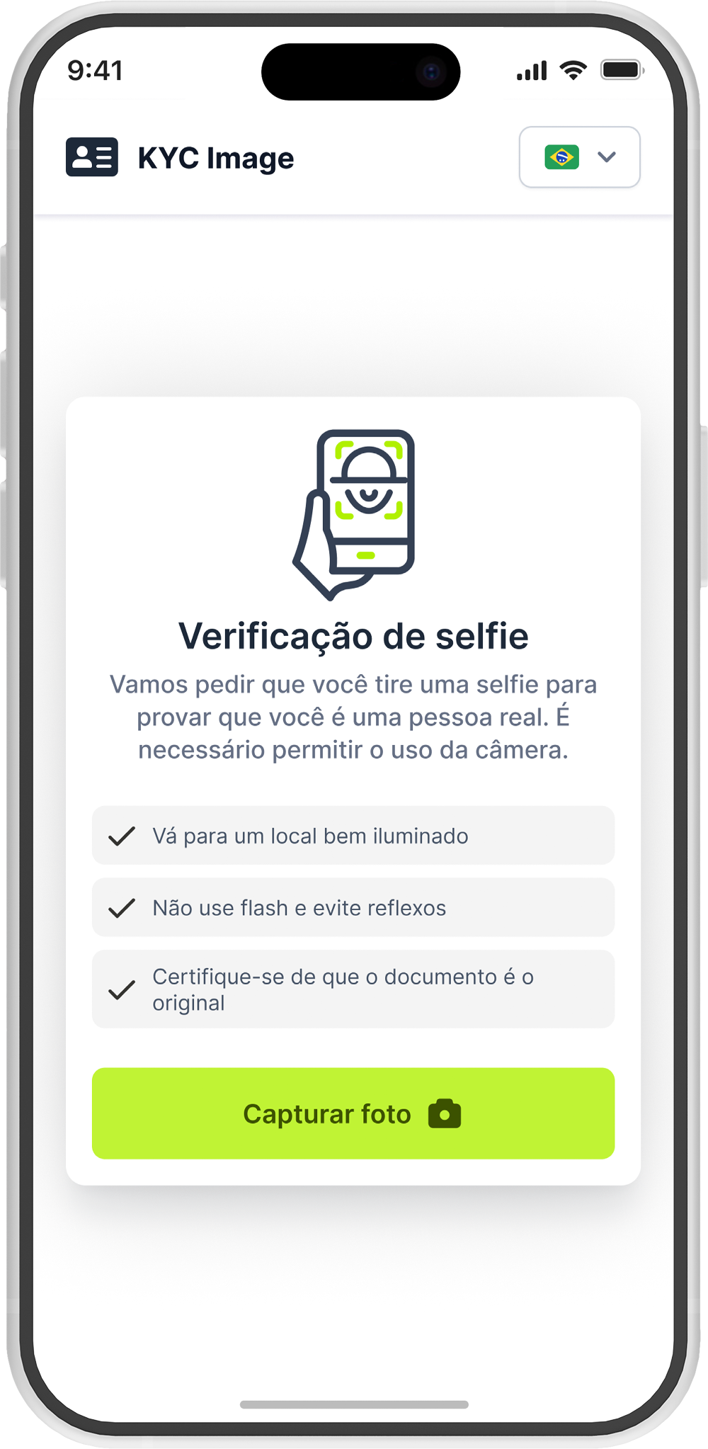 Início do processo de liveness