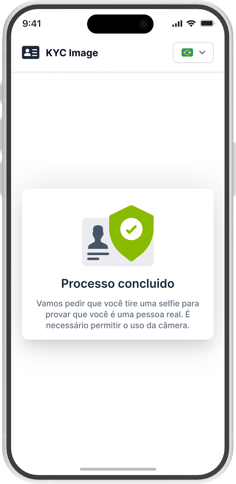 Verificação aprovada