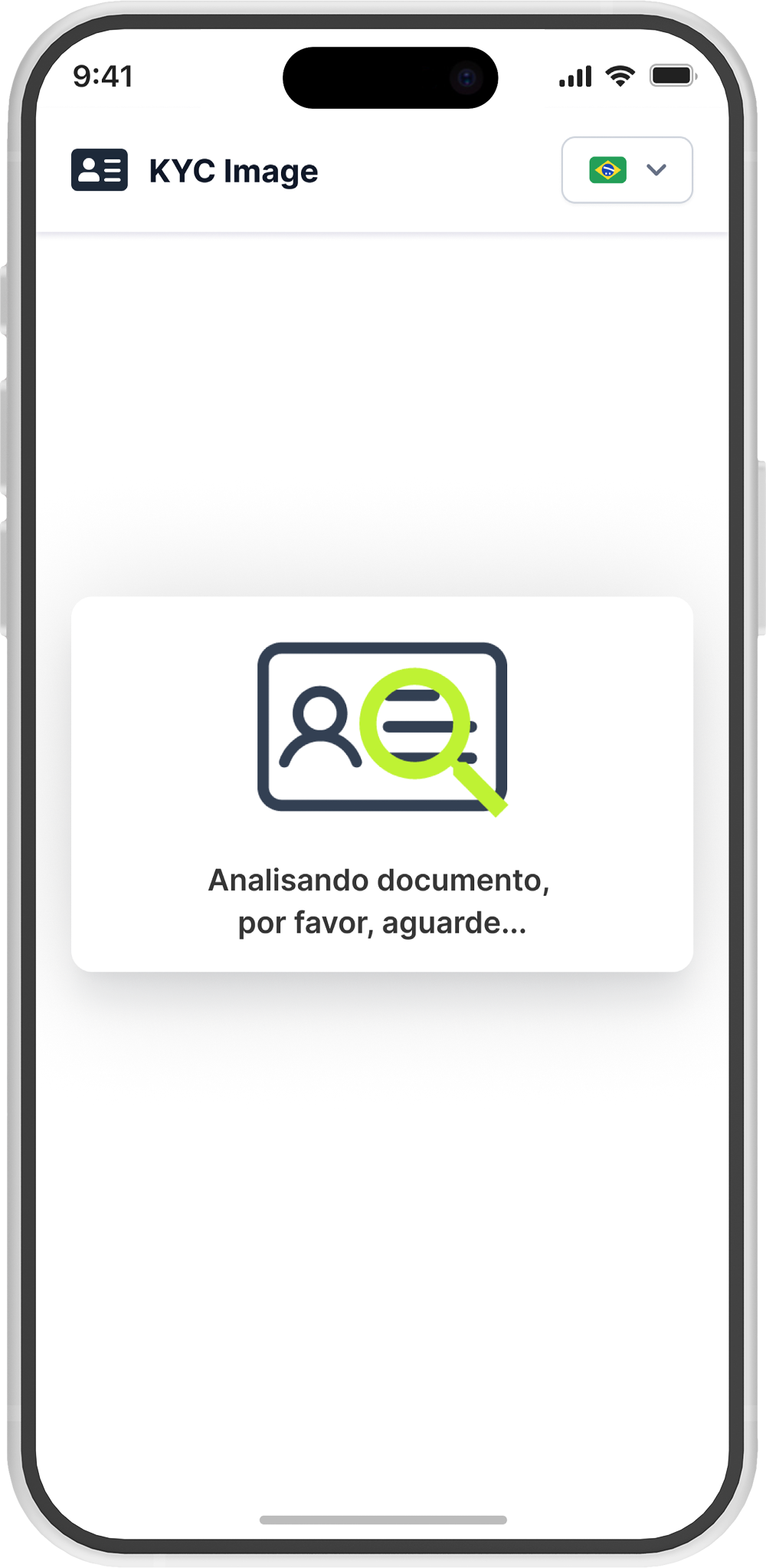 Processamento da análise